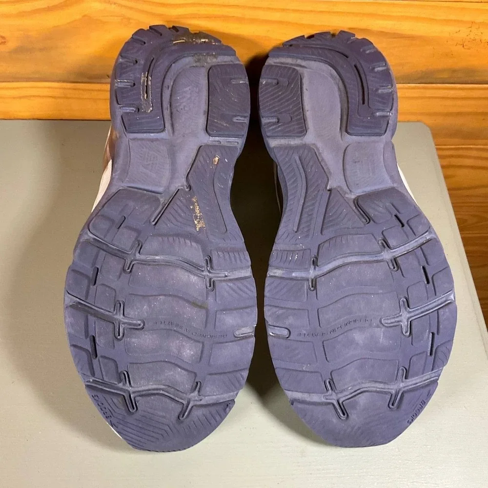 Brooks Ghost 15 Womens Size 11.5D Gray/Purple Athletic #1203801D492 Running Shoe